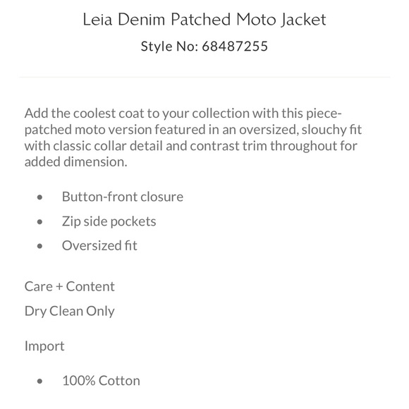 Free People Leia Denim Patchwork Moto Jacket NEW - Picture 10 of 16